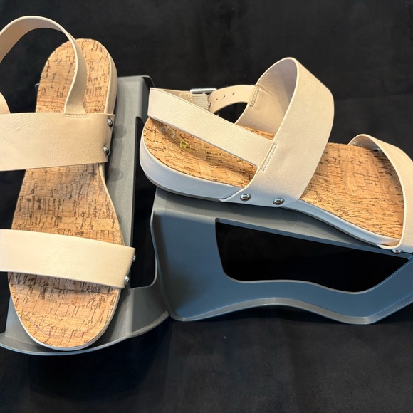 Restricted Beige Women's Sandals - Picture 1 of 6